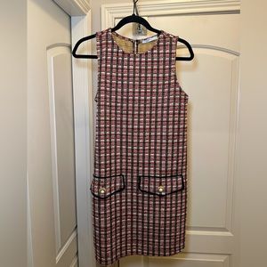 Zara multi tweed dress